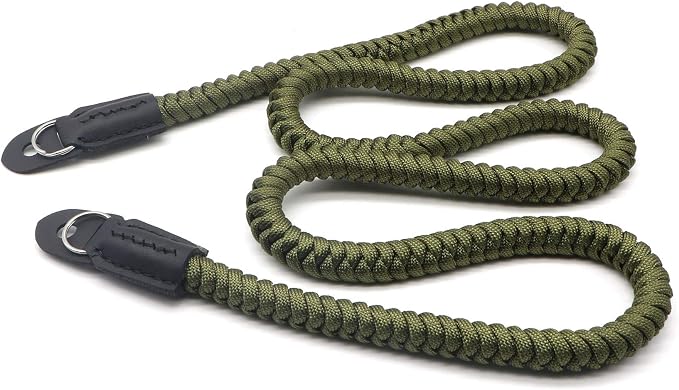 Paracord Woven Camera Neck Shoulder Strap Belt Hand Compatible - Image 2