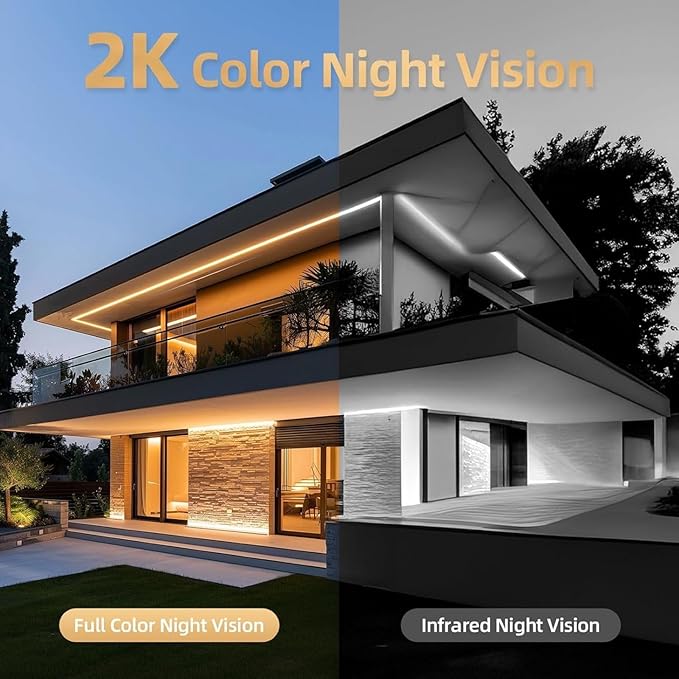 Solar Security Cameras Wireless Outdoor, 2K Solar Powered WiFi Camera, IP65 - Image 5