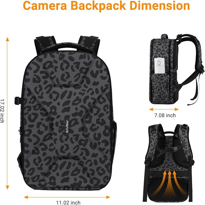 MOSISO Camera Backpack, DSLR/SLR/Mirrorless Photography Camera Bag 15-16 inch - Image 7