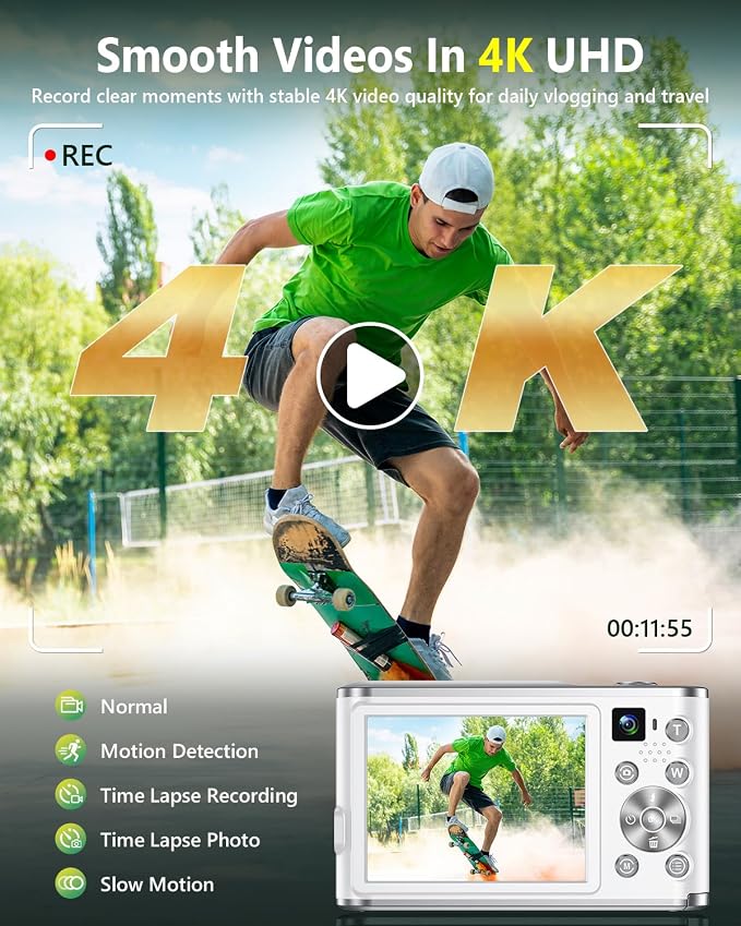 2026 Upgraded 4K Digital Camera - Image 2