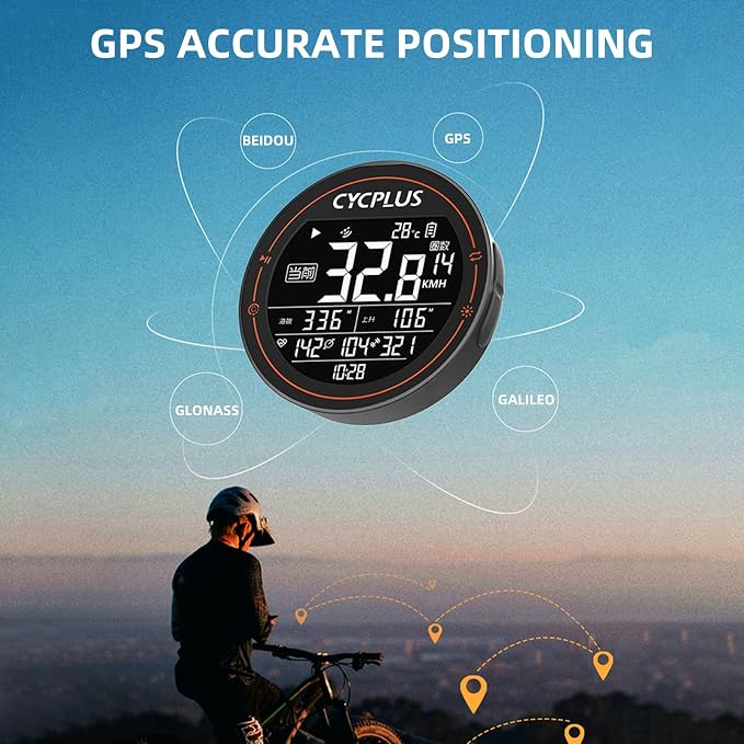 ROCKBROS Bike Computer Wireless GPS Accurate Bike Speedometer - Image 6