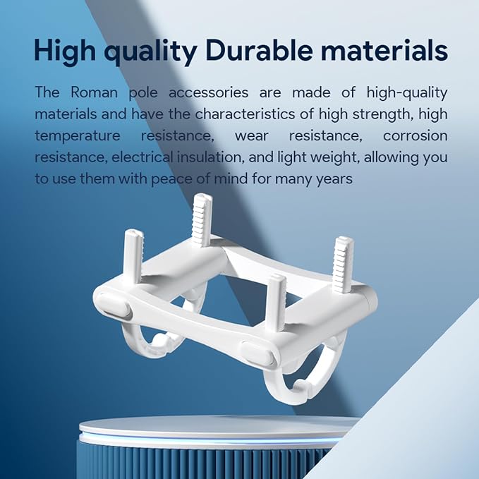 Smart Motorized Curtain Opener and Closer Roman Rod Mounting Accessories - Image 7