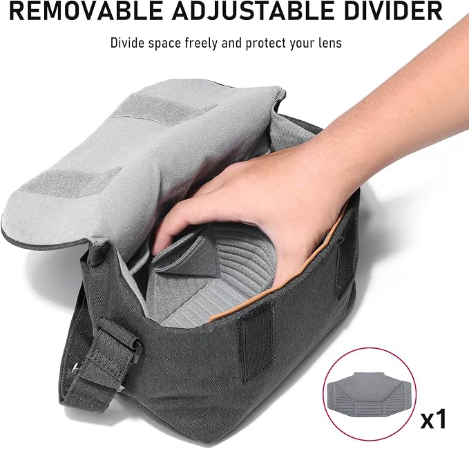 ULANZI Camera Bag, SLR/DSLR Camera Case Professional, Crossbody Photography - Image 5