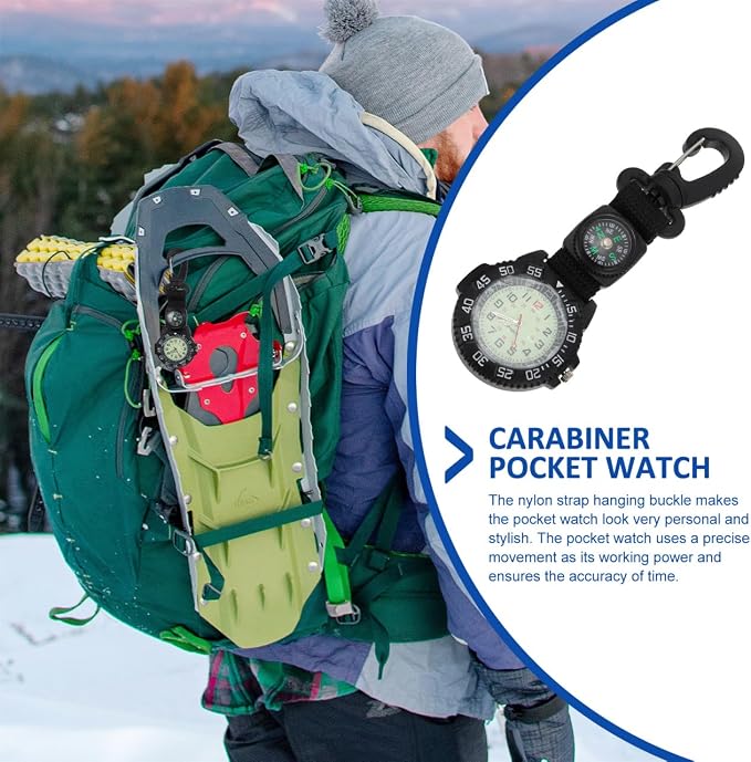 Hemobllo Carabiner Pocket Watch - Image 5
