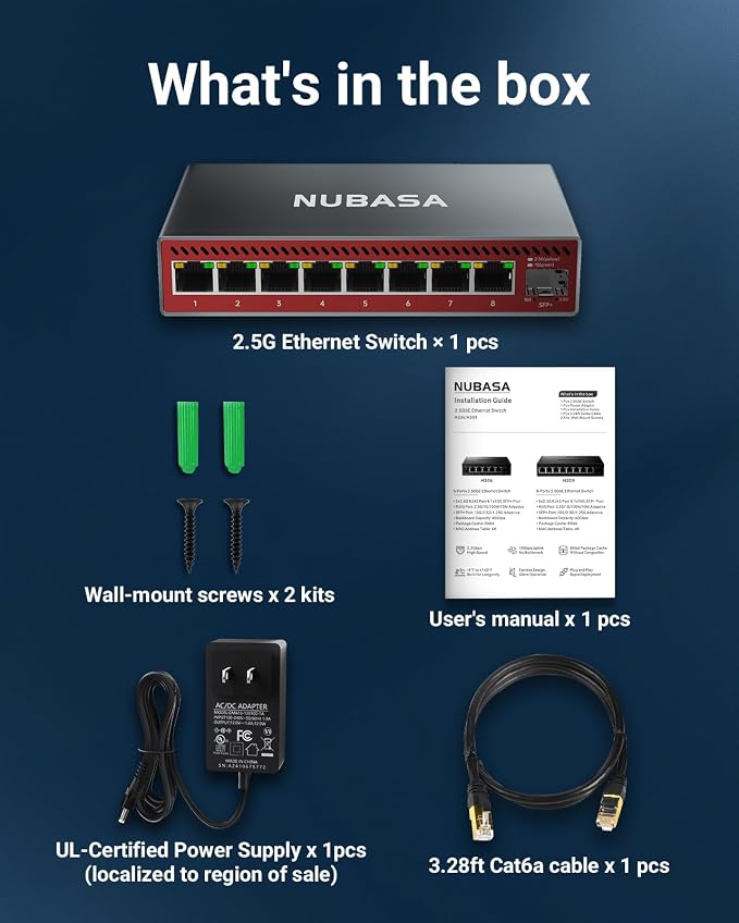 8 Port 2.5Gb Switch Unmanaged - Image 7