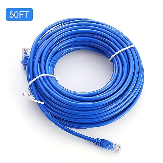 CAT 6 Ethernet Cable 50 FT, Indoor High-Speed 10Gbps Snagless Long CAT6 50 FT - Image 8