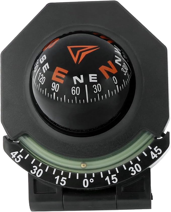 180-Degree Adjustable Car Dashboard Compass - Image 4