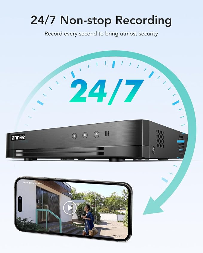 ANNKE 16Channel 1080P Lite Security Digital Video Recorder - Image 7