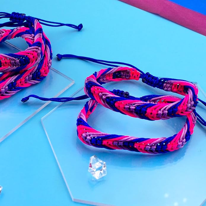 Nanafast Titanium Stainless Steel Rainbow LGBT Pride Bracelet Handmade Braided - Image 4