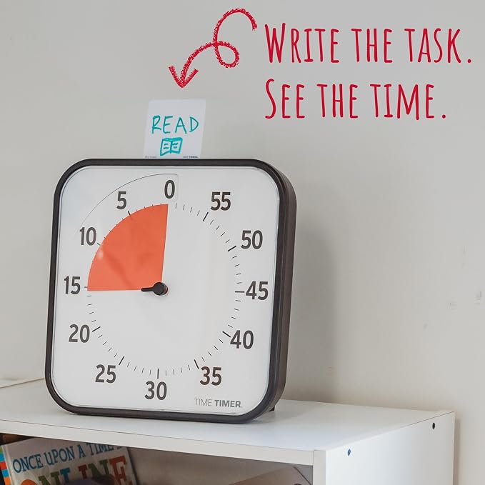 TIME TIMER 12 inch Visual Timer 60 Minute Kids Desk Countdown Clock - Image 6