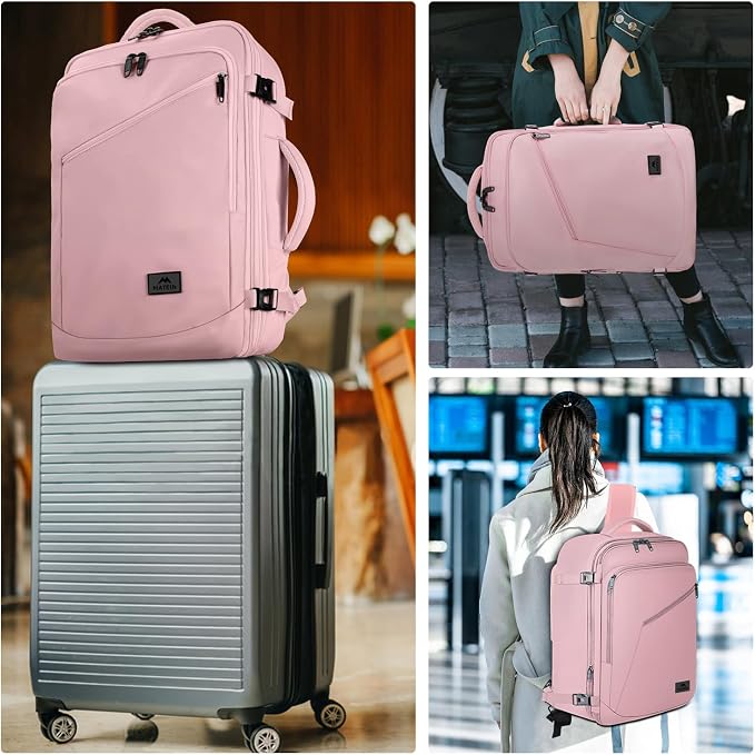 MATEIN Womens Travel Backpack, Extra Large Carryon Backpack Fits Overhead Bin - Image 6