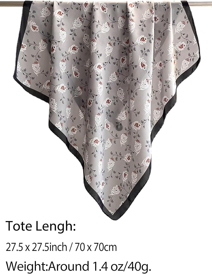 Silky Scarf for Women Lightweight Satin Bandanas Neck Hair Wrap For Sleeping - Image 2