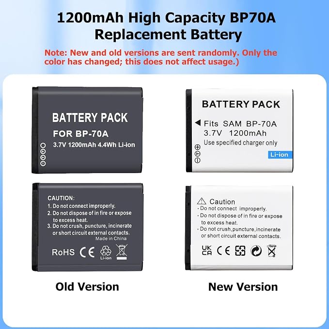 CITYORK 2 Pack BP 70A Replacent Battery - Image 5