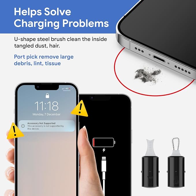for iPhone Cleaning Kit for Charging Port Cleaner, Repair & Recovery for - Image 5