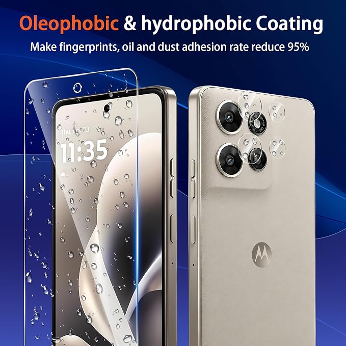 Designed for Motorola Moto G Power 5G 2026 Tempered Glass Screen Protector + - Image 5