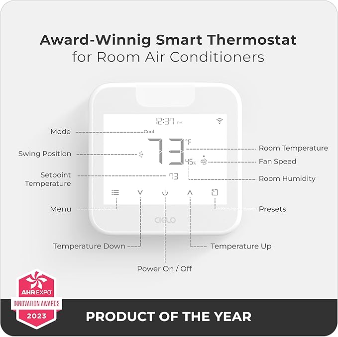Breez Max Smart AC Controller | AHR Product of the Year WiFi Thermostat - Image 6