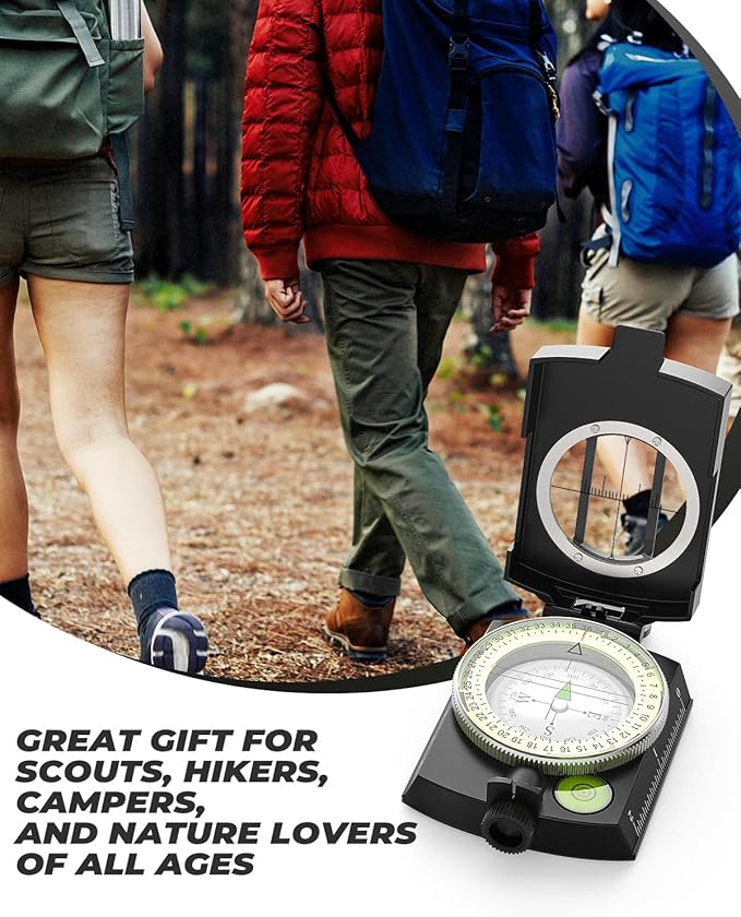 Sportneer Compass: Accurate Durable Lightweight Orienteering Compass - Image 6