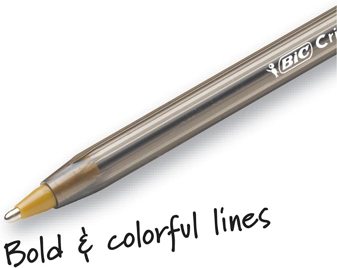 BIC Cristal Xtra Bold Ballpoint Pens, Bold Point, School Supplies - Image 7