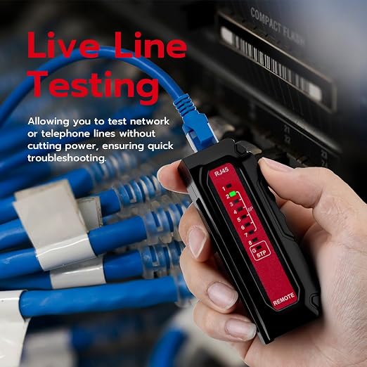Mcbazel Network Cable Tester for RJ45 RJ11, Ethernet Cable Tester Tool - Image 3