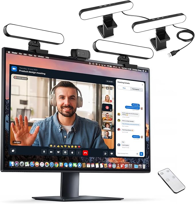 yAyusi Dual-lamp Video Conference Lighting, LED Streaming Light by yAyusiPortableSelfieStand