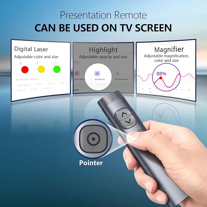 Norwii N97s TV Screen Presentation Clicker - Image 2