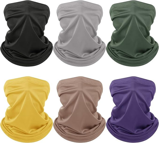Geyoga 6 Pieces Summer UV Protection Cooling Neck Gaiter Face Clothing Neck by Geyoga