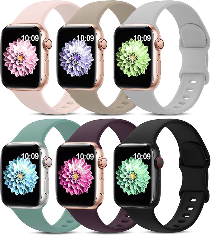 6 Pack Sport Bands Compatible by AMSKY
