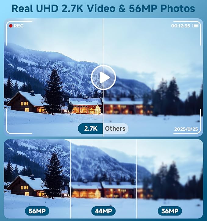 Digital Camera, 2026 Upgraded 56MP Dual Screens Camera - Image 5