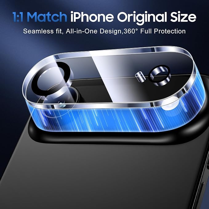 UniqueMe Compatible for 3 Pack iPhone Air Camera Lens Protector - Image 5
