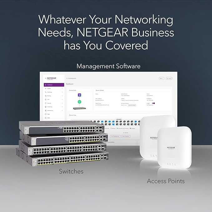 NETGEAR 8-Port PoE Gigabit Ethernet Unmanaged Essentials Switch - - Image 6
