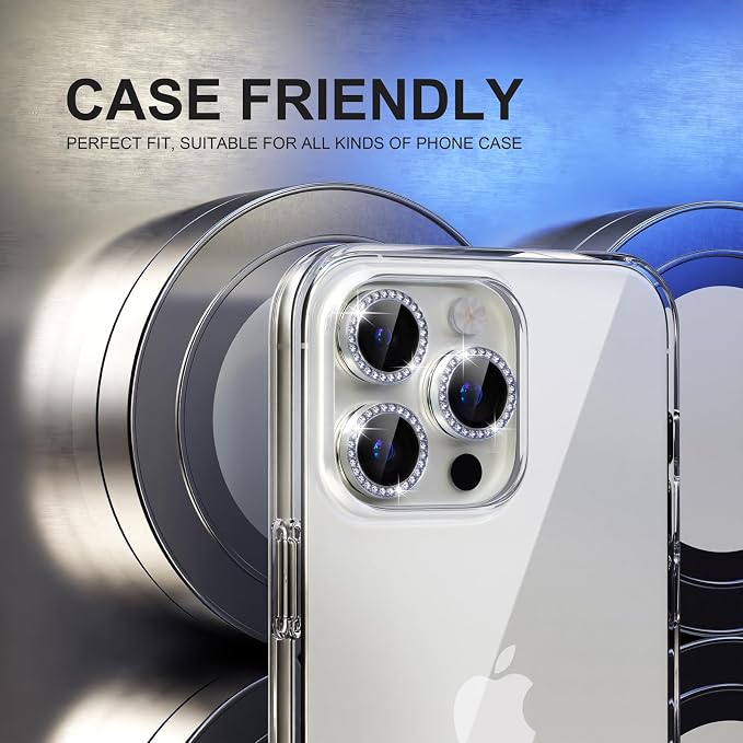 Choiche Compatible for iPhone 15 Pro/iPhone 15 Pro Max Camera Lens Protector - Image 4