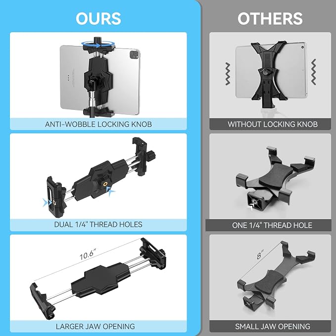 KDD iPad and Phone Tripod Mount Adapter - Image 5
