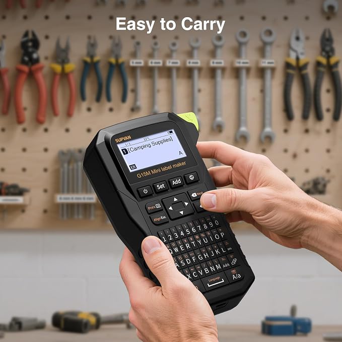 SUPVAN G15M Mini Portable Label Maker Machine - Image 8