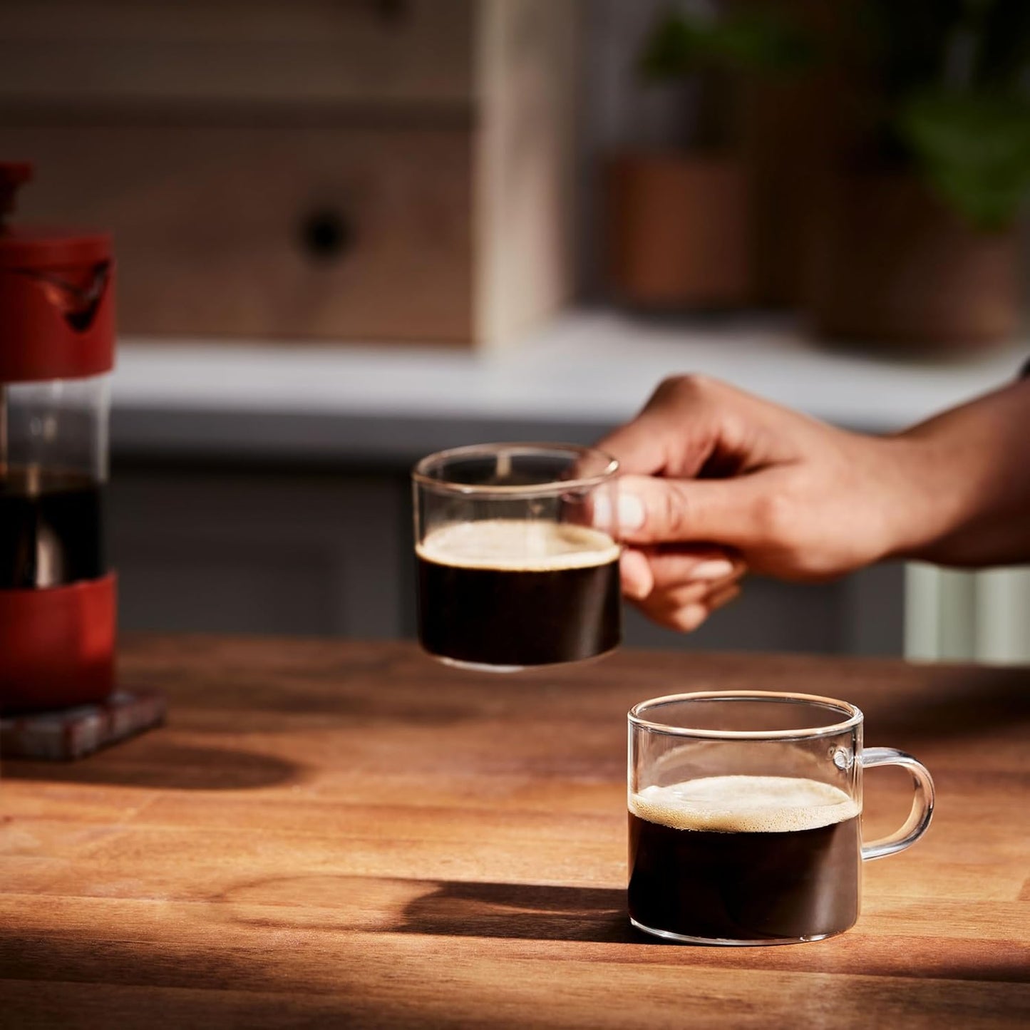 Folgers Half Caff Coffee, Medium Roast, Keurig K-Cup Pods, 10 Count (Pack of 6)