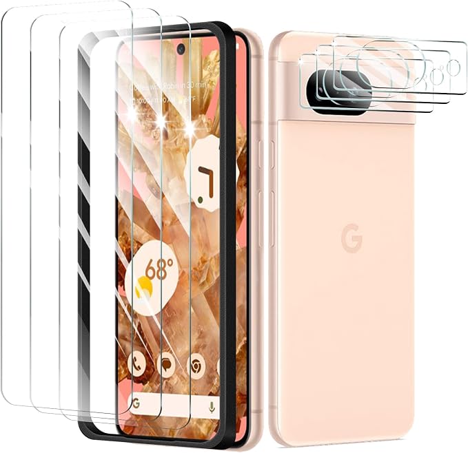 3+3+1-Pack, Screen Protector and Camera Lens Protector by ScreenProtectorCase