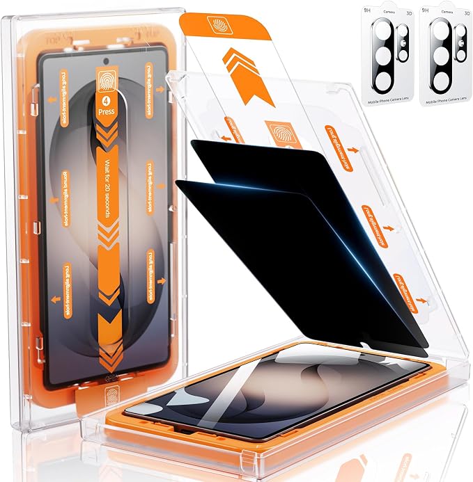MRGLAS 2+2 Packs for Samsung Galaxy S26 Ultra Privacy Screen Protector 6.9'' by MRGLAS