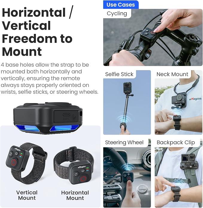 YDW Bluetooth Remote Control for DJI Osmo Action 6/Osmo Action 5 Pro/Action - Image 4