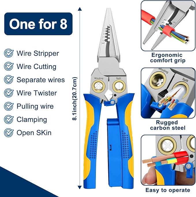 GADO Pro 8-in-1 Wire Stripper/Cutter - Image 4