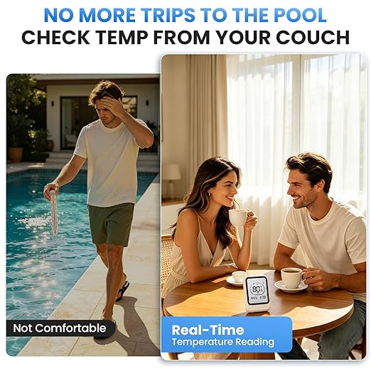 Wireless Pool Thermometer with Indoor Monitor - Image 2