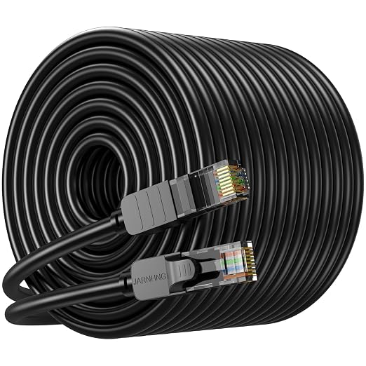Cat6 Ethernet Cable 500ft with RJ45 Connectors -26AWG UTP Pre-Terminated Long by Unknown