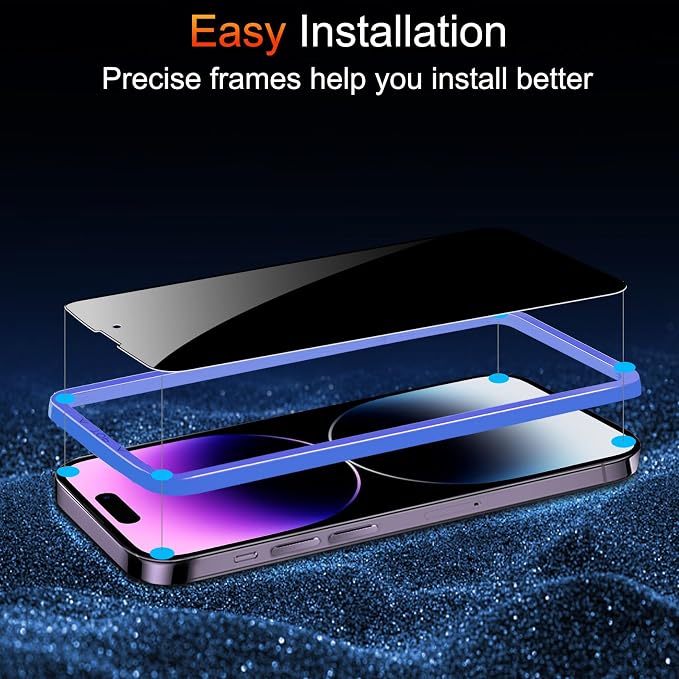 TZGZT 3 Pack Privacy Screen Protectors - Image 4