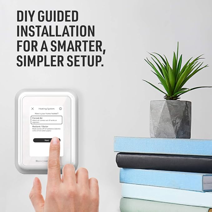 Honeywell Home T9 WIFI Smart Thermostat, Smart Room Sensor Ready, Touchscreen - Image 8