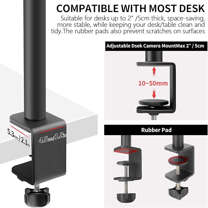 Camera Desk Mount Table Stand - Image 7