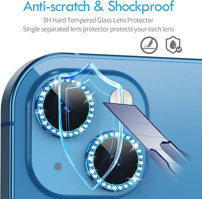 Bling Diamond Individual Camera Lens Protector - Image 3