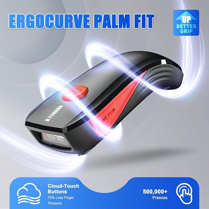 NETUM CS9501 Bluetooth QR Code Scanner– Upgraded Wireless Barcode Scanner - Image 5