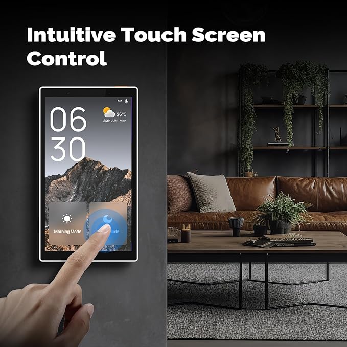 MOES Smart Home Touchscreen Control, In-wall Smart Panel - Image 2