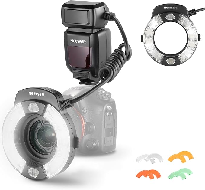 NEEWER RF1-S Marco Ring Flash Light Compatible by Neewer