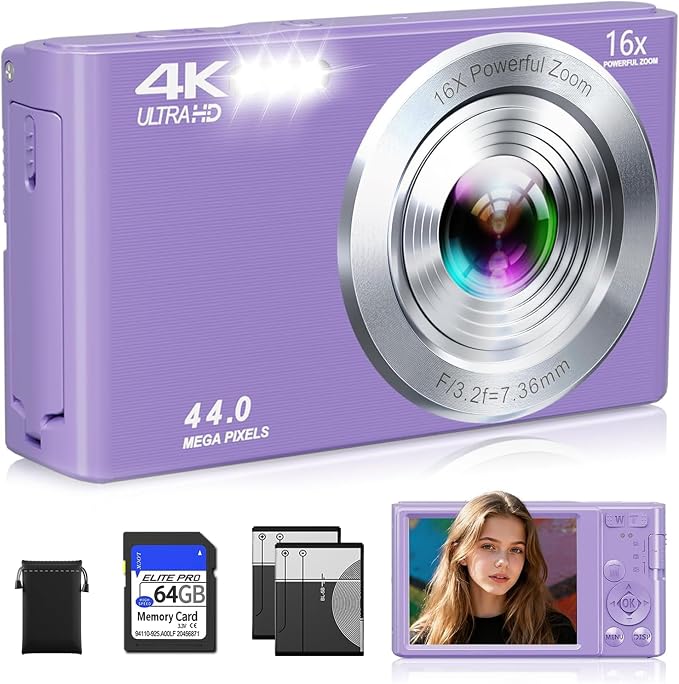 Digital Camera, 2026 Upgraded FHD 4K Camera Digital by CEYE