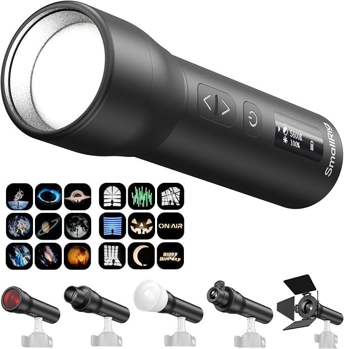 SmallRig RF 05B Portable LED Photography Flashlight 1900K-8000K, 2600mAh 5W-8W by SmallRig