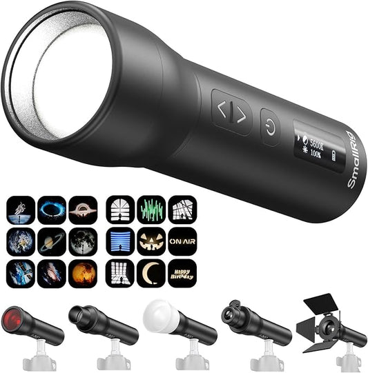 SmallRig RF 05B Portable LED Photography Flashlight 1900K-8000K, 2600mAh 5W-8W by SmallRig